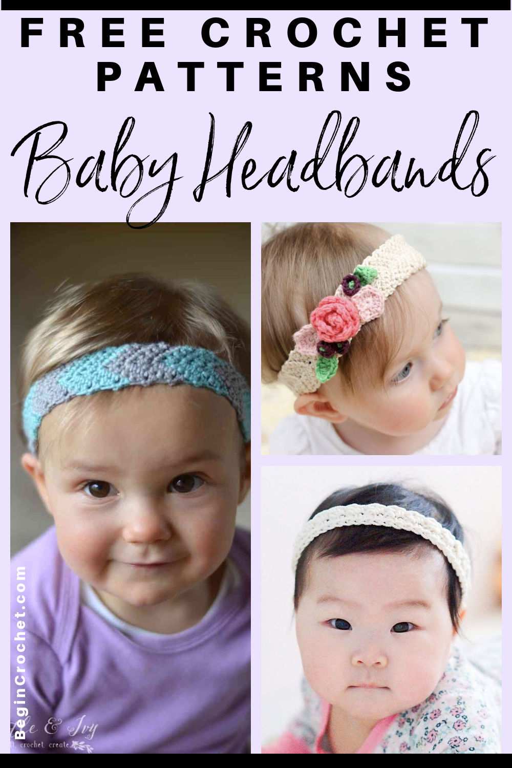 14 Baby Crochet Headband Patterns (Beginner Friendly) Begin Crochet