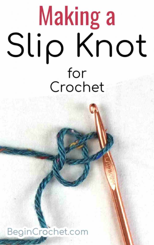 making a simple slip knot