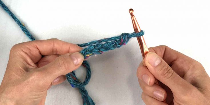 image of a crochet chain