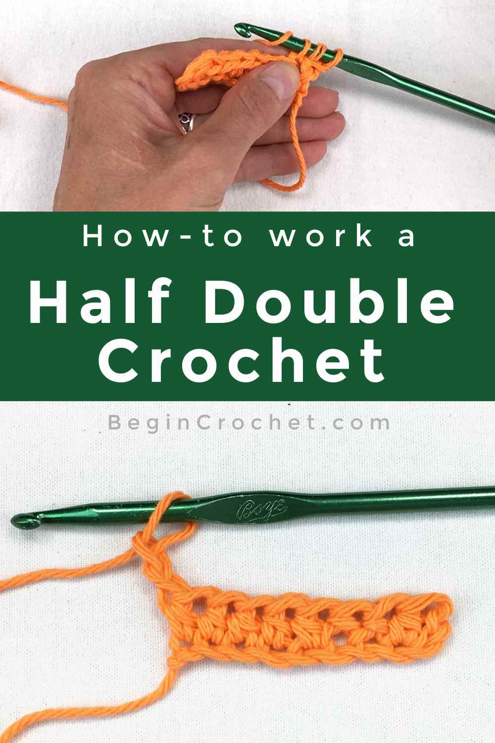 How To Half Double Crochet Stitch Hdc Easy Crochet Pa - vrogue.co