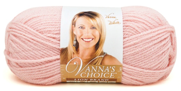 image of a skein of pink yarn