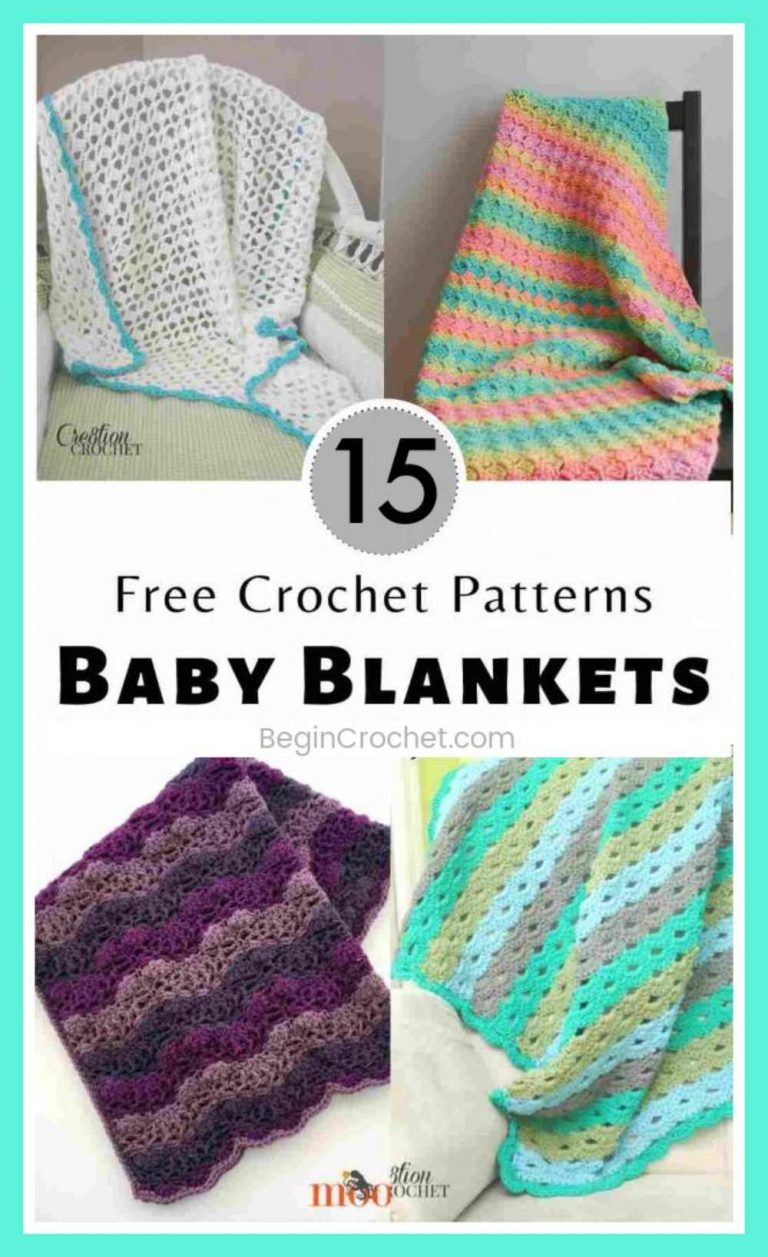 15 Baby Blanket Crochet Patterns (All Free!) - Begin Crochet