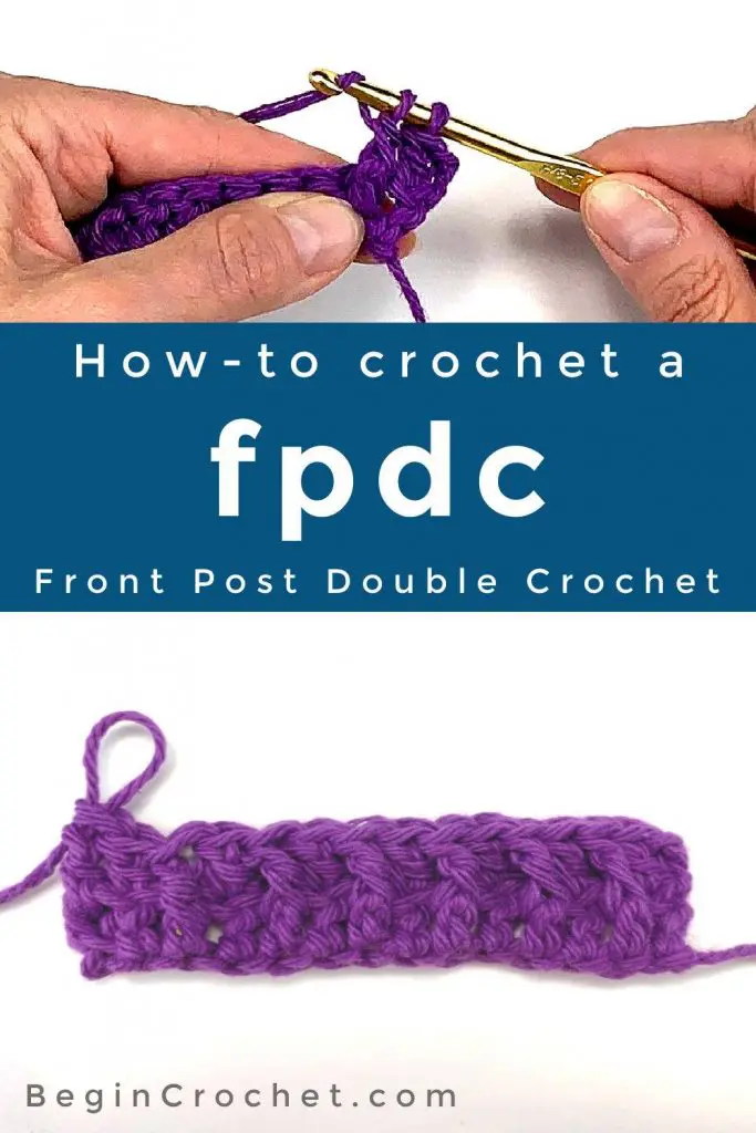 images of crochet work and title test