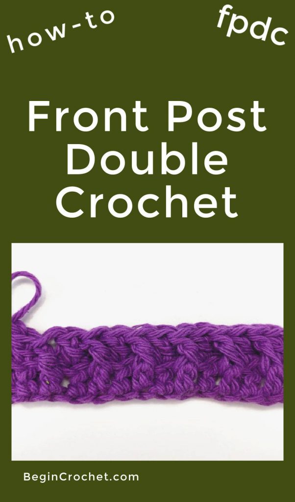image of crochet work and title test