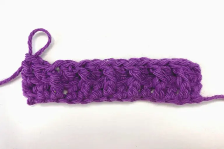 How to make a Front Post Double Crochet stitch