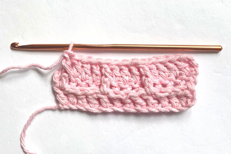 Easy Waffle Crochet Stitch (Step by step Guide)